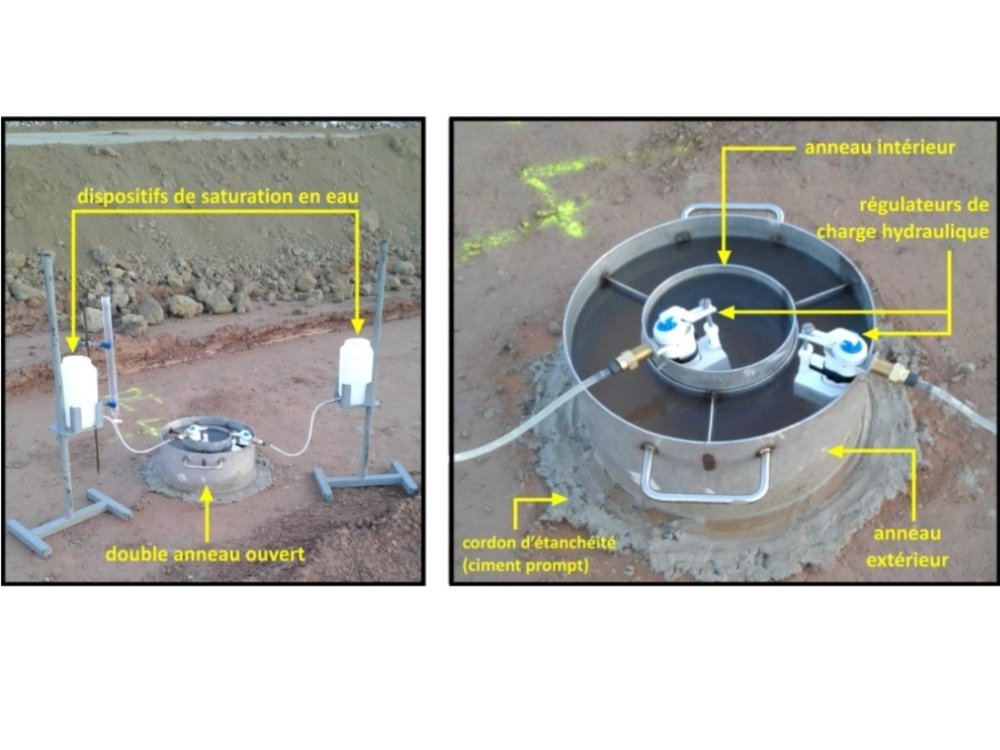 Essai perméabilité DA NF X30-418